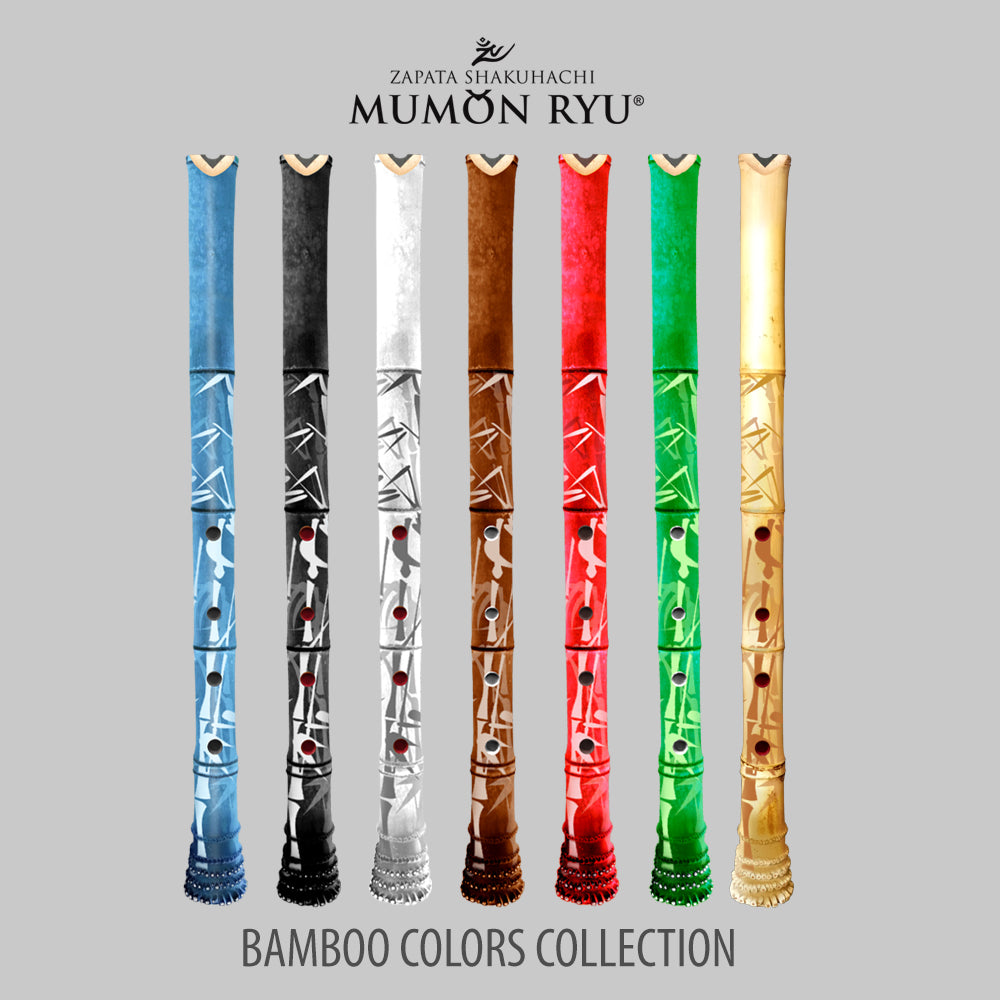 Jiari Shakuhachi Bamboo Colors Collection