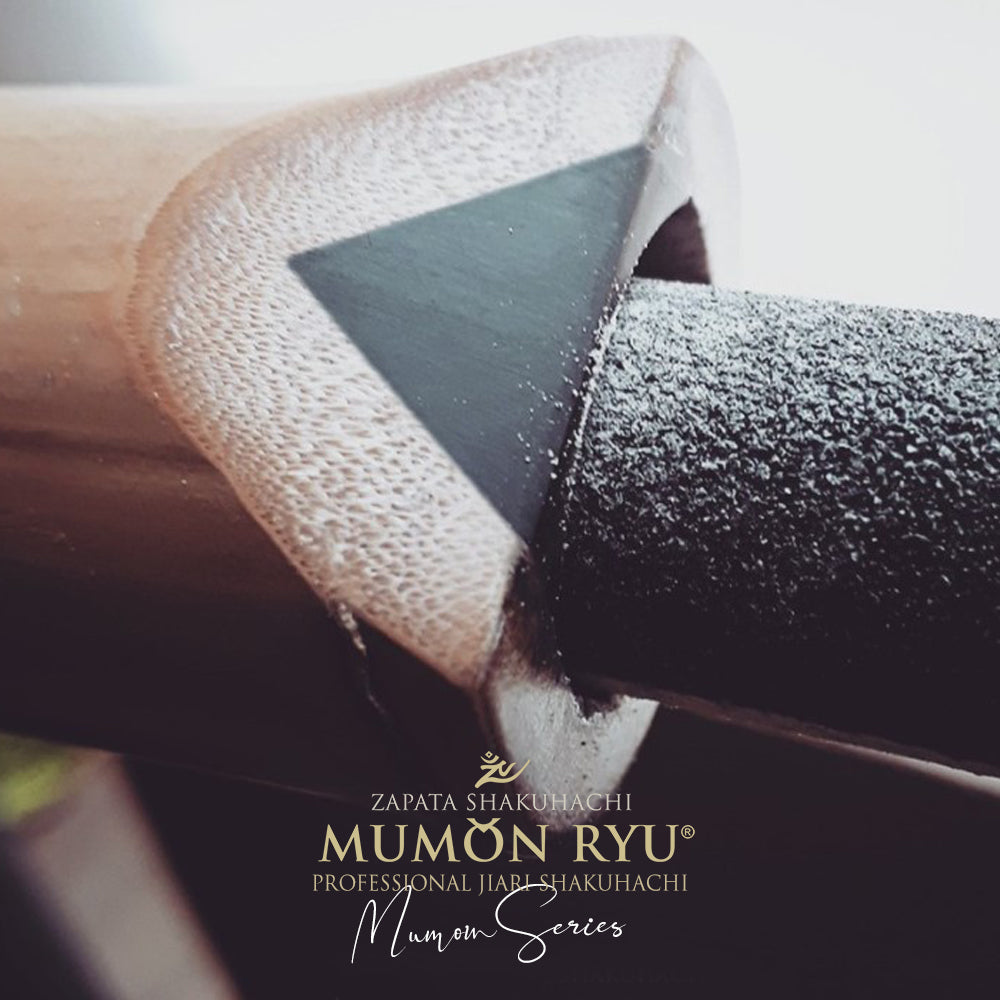 Zapata Shakuhachi Mumon Ryu - Koumori Bat Mouthpiece Utaguchi designed by Ricardo Zapata Luna