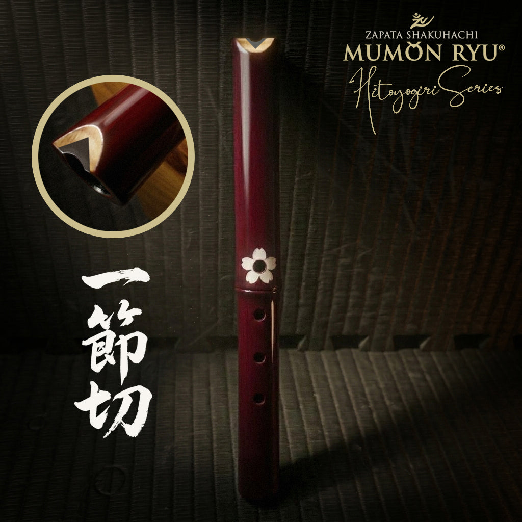 Hitoyogiri Series - Bamboo Flute Rootless Zapata shakuhachi mumon ryu