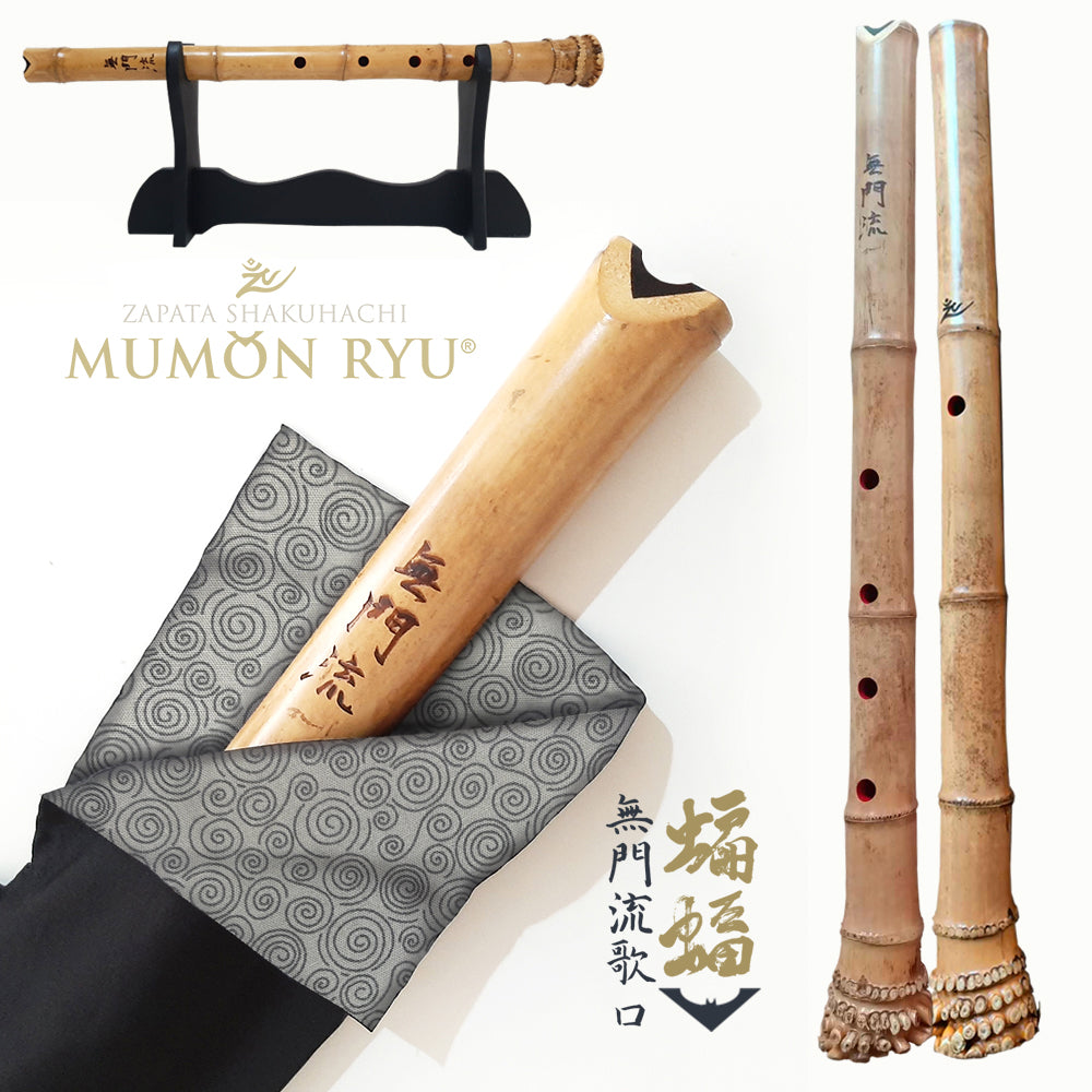 Jiari Shakuhachi Bamboo Flute – Mumon Series | Keys 1.8 D4 | Zapata Signature