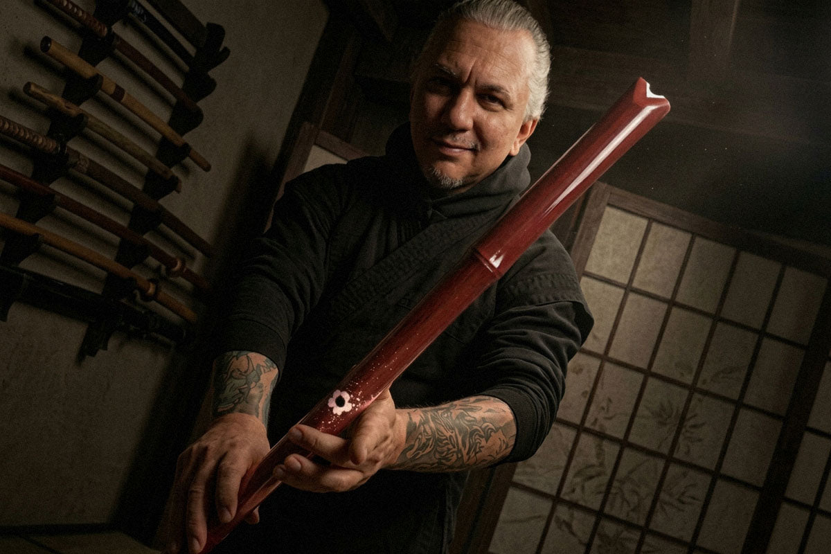 Professional Bass Flute shakuhachi | Prestige Series Wine Sakura | Zapata Mumon Ryu
