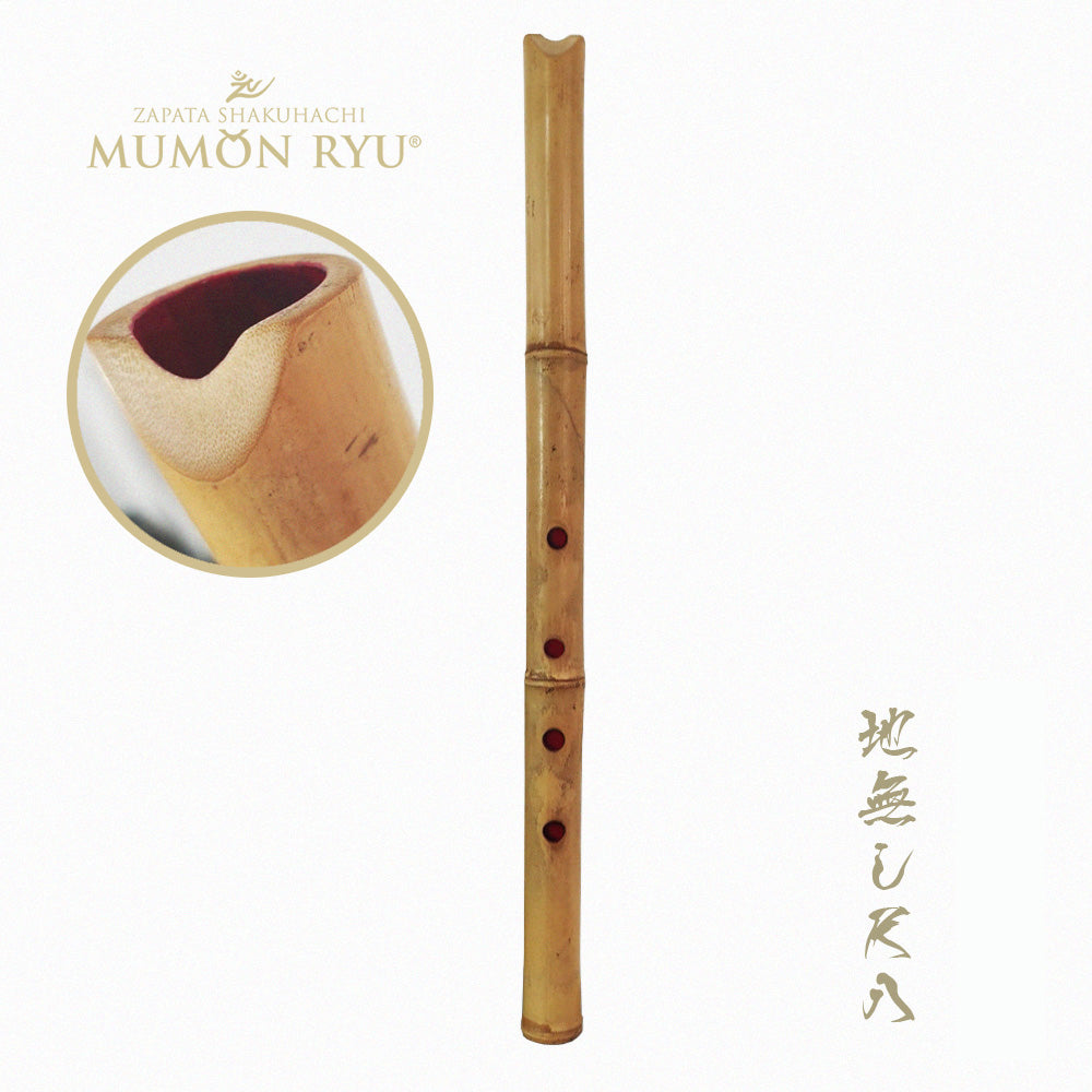Jinashi Shakuhachi Bamboo Flute – Rootless Series | Key 1.8 D4 | Zapata